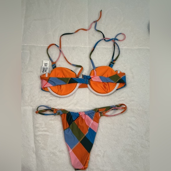 Princess Polly Colorful Geometric Bikini Set - Picture 2 of 6
